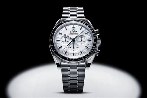 omega speedmaster moon white|omega speedmaster moon watch review.